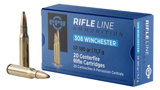 Picture of Ppu Standard Rifle 308 Win 180 Gr Soft Point (Sp) 20 Per Box/ 10 Cs 