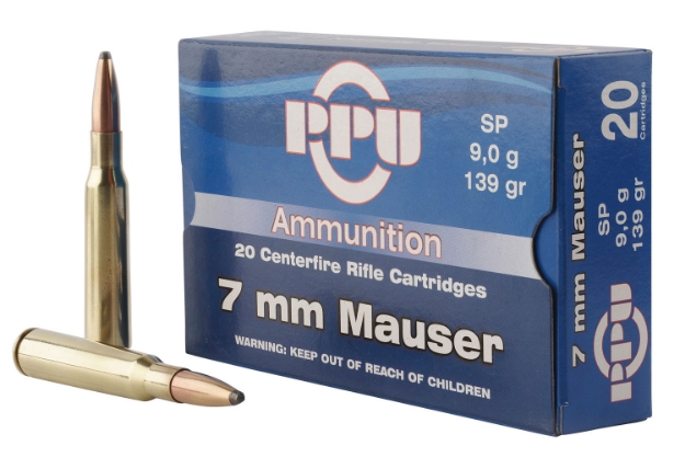 Picture of Ppu Metric Rifle Rifle 7Mm Mauser 139 Gr Soft Point (Sp) 20 Per Box/ 10 Cs 