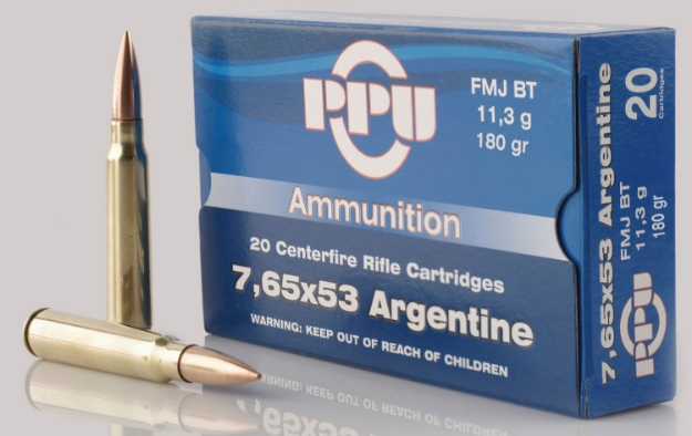 Picture of Ppu Metric Rifle 7.65X53mm Argentine 180 Gr Soft Point Boat-Tail (Spbt) 20 Per Box/ 10 Cs 