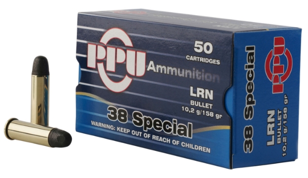 Picture of Ppu Handgun Defense 38 Special 158 Gr Lead Round Nose (Lrn) 50 Per Box/ 10 Cs 