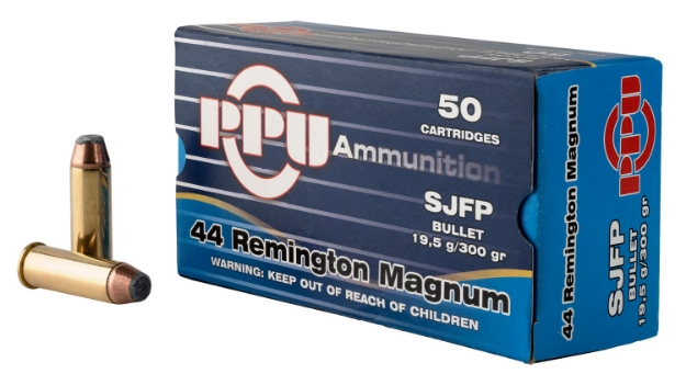 Picture of Ppu Handgun Defense 44 Rem Mag 300 Gr Semi-Jacketed Flat Point (Sjfp) 50 Per Box/ 10 Cs 