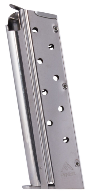 Picture of Mec-Gar Standard Nickel Detachable 9Rd 9Mm Luger For 1911 Government 