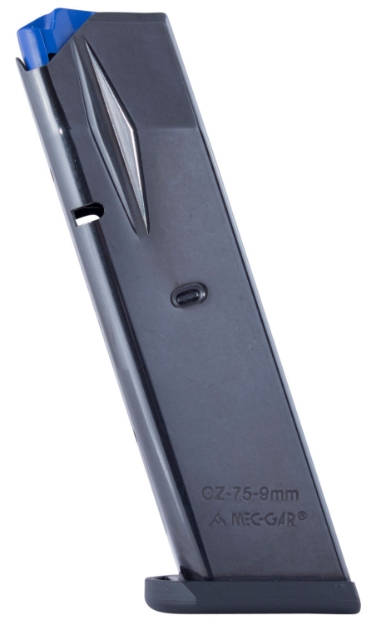 Picture of Mec-Gar Standard Blued Detachable 10Rd 9Mm Luger For Cz 75B/Shadow 2/75 Sp-01/Shadow/85B 