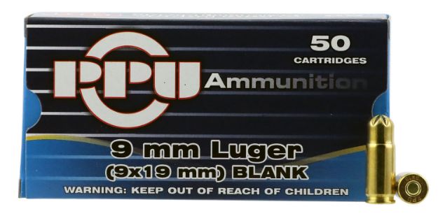 Picture of Ppu Blank Ammo Training 9Mm Luger 50 Per Box/ 20 Cs 