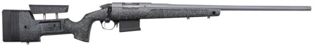 Picture of Bergara Rifles Premier Hmr Pro 6.5 Creedmoor 5+1 24" Threaded Barrel, Tactical Gray Cerakote, Black With Gray Fleck Stock 