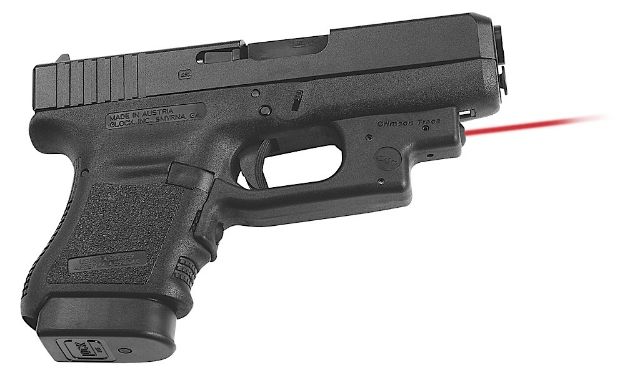 Picture of Crimson Trace Lg436 Laserguard Black W/Red Laser 5Mw 620-670Nm Wavelength Compatible W/Glock 19 Gen5/Glock Gen3-4 Trigger Guard Mount 