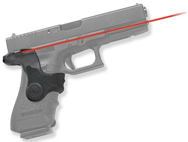 Picture of Crimson Trace Lg417 Lasergrips Black Red Laser 5Mw 633Nm Wavelength Compatible W/Most Glock Gen3 Grip Mount 