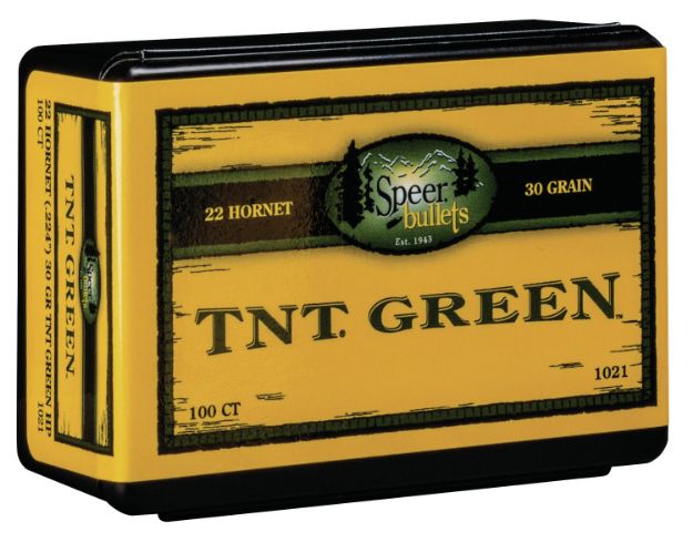 Picture of Speer Tnt Green 22 Cal .224 30 Gr Jacketed Hollow Point (Jhp) 