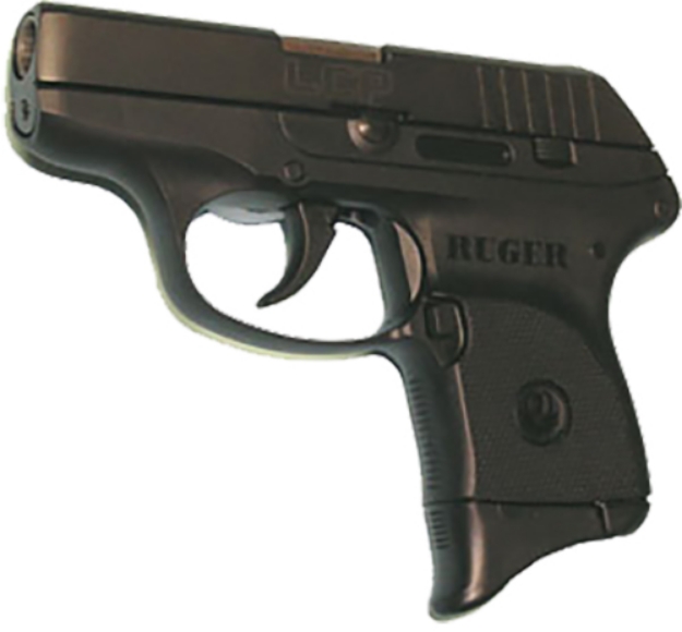 Picture of Pearce Grip Grip Extension Made Of Polymer With Black Finish & 1/2" Gripping Surface For 380 Acp Ruger Lcp & Lcp Ii 2 Per Pack 