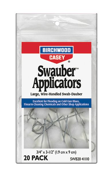 Picture of Birchwood Casey Swauber Applicators 20 Per Pkg 