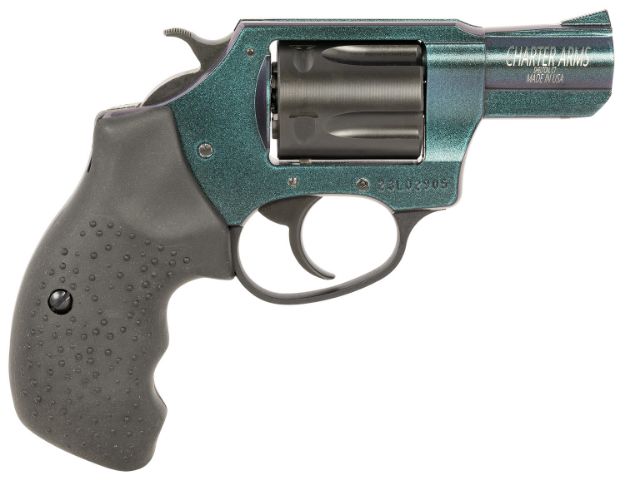 Picture of Charter Arms Undercover Chameleon 38 Special 5Rd 2" Barrel, Overall Hi-Polished Iridescent Cerakote Finish, Standard Hammer, Finger Grooved Black Rubber Grip 