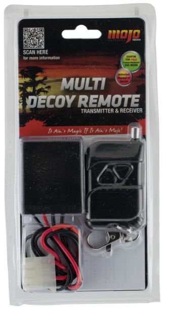 Picture of Mojo Outdoors Multi Decoy Remote Kit Black Compatible With Mojo Decoys 