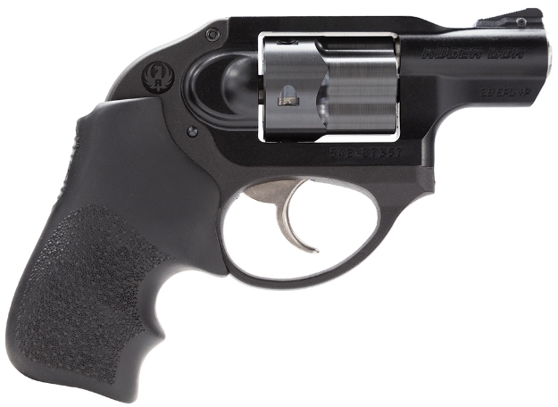 Picture of Ruger Lcr 38 Special +P 1.87" Matte Black Barrel, 5Rd Pvd Finished Cylinder, Matte Black 7000-Series Aluminum Frame, Hogue Tamer Monogrip Grip 