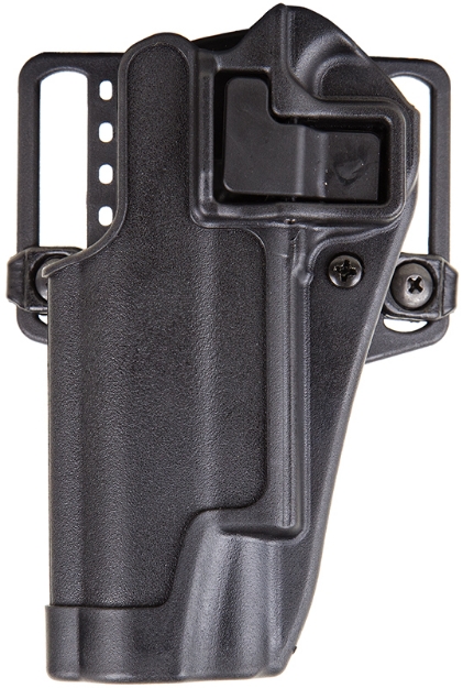 Picture of Blackhawk Serpa Cqc Owb Size 03 Matte Black Polymer Belt Loop/Paddle Fits 1911 Government & Clones Left Hand 