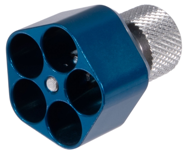 Picture of Pachmayr Competition Speedloader Made Of Aluminum With Blue Finish For S&W J Frame 