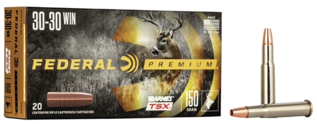 Picture of Federal Premium Hunting 30-30 Win 150 Gr Barnes Tsx 20 Per Box/ 10 Cs 