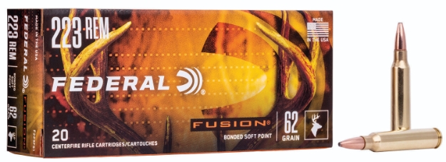 Picture of Federal Fusion 223 Rem 62 Gr Fusion Soft Point 20 Per Box/ 10 Cs 