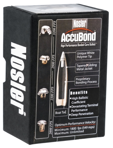 Picture of Nosler Accubond Hunting 6.5 Creedmoor .264 140 Gr Spitzer Point 50 Per Box 