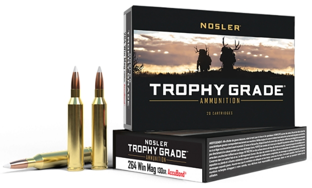 Picture of Nosler Trophy Grade Hunting 264 Win Mag 130 Gr Nosler Accubond 20 Per Box/ 10 Cs 