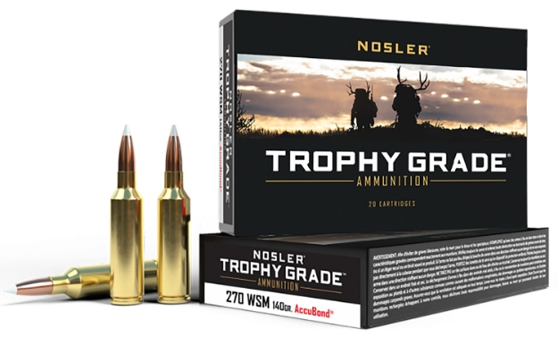 Picture of Nosler Trophy Grade Hunting 270 Wsm 140 Gr Nosler Accubond 20 Per Box/ 10 Cs 