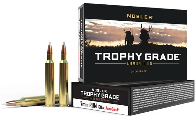 Picture of Nosler Trophy Grade Hunting 7Mm Rum 160 Gr Nosler Spitzer Partition (Spt) 20 Per Box/ 10 Cs 