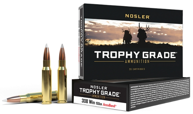 Picture of Nosler Trophy Grade 308 Win 150 Gr Nosler Accubond 20 Per Box/ 10 Cs 