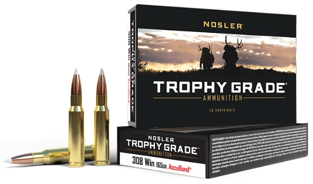 Picture of Nosler Trophy Grade Hunting 308 Win 165 Gr Nosler Accubond 20 Per Box/ 10 Cs 