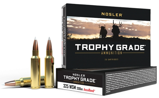 Picture of Nosler Trophy Grade Hunting 325 Wsm 200 Gr Nosler Accubond 20 Per Box/ 10 Cs 