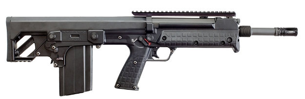 Picture of Kel-Tec Rfb 7.62X51mm Nato Caliber With 18" Barrel, 20+1 Capacity, Black Metal Finish, Black Fixed Bullpup Stock & Polymer Grip Right Hand 