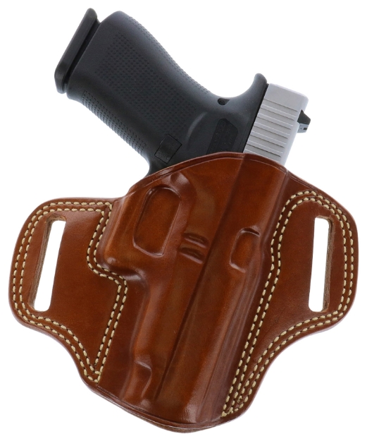 Picture of Galco Combat Master Owb Tan Leather Belt Slide Fits S&W J Frame Fits Charter Arms Undercover Right Hand 