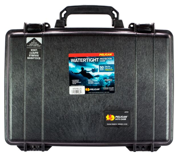 Picture of Pelican Protector Laptop Case Black 16" Interior 15.70" X 10.70" X 3.90" Polymer 