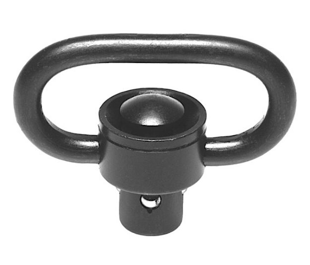 Picture of Troy Ind Ssqd Swivel 1" Push Button Black Stainless Steel 