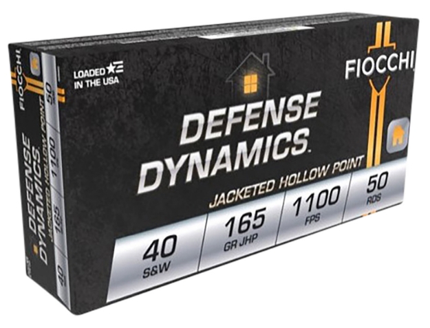 Picture of Fiocchi Defense Dynamics 40 S&W 165 Gr Jacketed Hollow Point (Jhp) 50 Per Box/ 20 Cs 