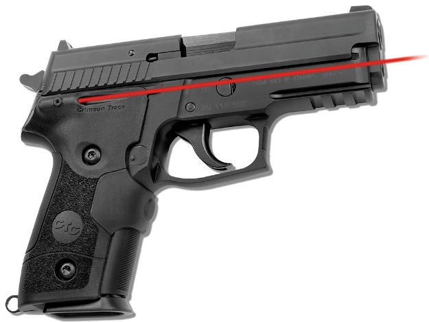 Picture of Crimson Trace Lg429 Lasergrips 5Mw Red Laser With Front Activation, 633Nm Wavelength & 50 Ft Range Black Finish For Sig P229, P228 