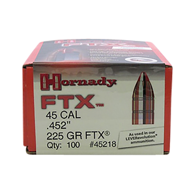 Picture of Hornady Ftx Hunting 45 Cal .452 225 Gr Flex Tip Expanding (Ftx) 