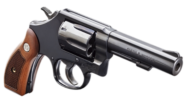 Picture of Smith & Wesson Model 10 Classic *Ca Compliant 38 S&W Spl +P Blued Carbon Steel 4" Barrel, 6Rd Cylinder & K-Frame With Checkered Wood Grips 