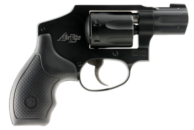 Picture of Smith & Wesson Model 351 Classic 22 Wmr 1.88" Black Stainless Steel Barrel, 7Rd Black Aluminum Cylinder & J-Frame, Internal Hammer, Xs Sights White Dot Front Sight 