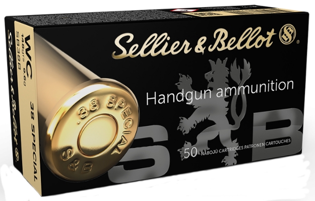 Picture of Sellier & Bellot Handgun Target 38 Special 148 Gr Wadcutter (Wc) 50 Per Box/ 24 Cs 