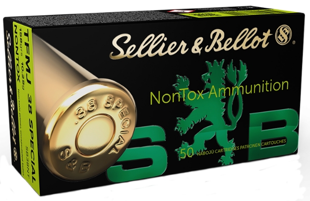 Picture of Sellier & Bellot Handgun Non-Tox Non-Tox 38 Special 158 Gr 925 Fps Total Full Metal Jacket (Tfmj) 50 Bx/20 Cs 