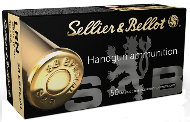 Picture of Sellier & Bellot Handgun Target 38 Special 158 Gr Lead Round Nose (Lrn) 50 Per Box/ 20 Cs 