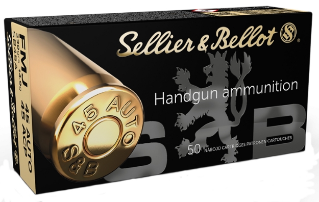 Picture of Sellier & Bellot Handgun Target 45 Acp 230 Gr Full Metal Jacket (Fmj) 50 Per Box/ 20 Cs 