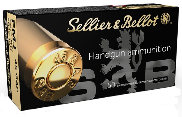 Picture of Sellier & Bellot Handgun Target 45 Gap 230 Gr Full Metal Jacket (Fmj) 50 Per Box/ 20 Cs 