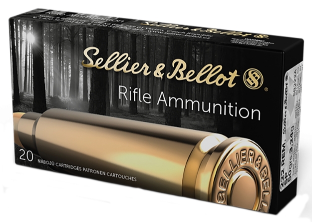 Picture of Sellier & Bellot Rifle 222 Rem 50 Gr 3182 Fps Soft Point (Sp) 20 Bx/60 Cs 