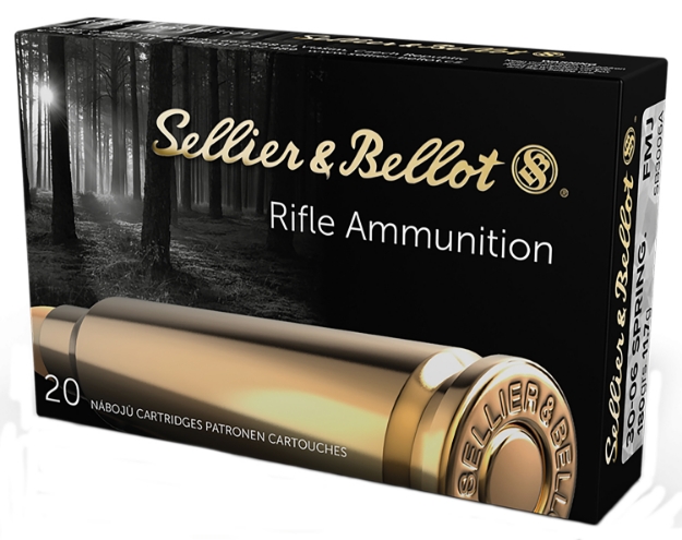 Picture of Sellier & Bellot Rifle 30-06 Springfield 180 Gr 2674 Fps Full Metal Jacket (Fmj) 20 Bx/20 Cs 