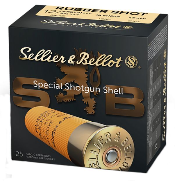 Picture of Sellier & Bellot Hunting Magnum 12 Gauge 3" 15 Pellets 1 7/8 Oz 00 Buck Shot 10 Per Box/25 Cs 