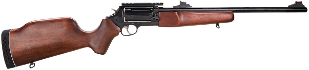 Picture of Rossi Circuit Judge 45 Colt (Lc) Caliber Or 410 Gauge With 5Rd Capacity, 18.50" Barrel, Polished Black Metal Finish & Hardwood Monte Carlo Stock Right Hand (Full Size) 