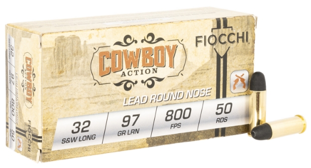 Picture of Fiocchi Cowboy Action Pistol 32 S&W Long 97 Gr Lead Flat Point (Lfp) 50 Per Box/ 20 Cs 