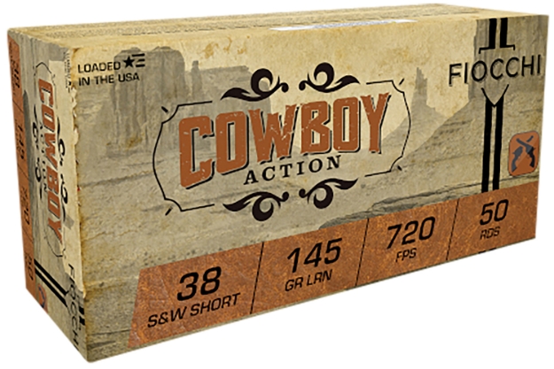 Picture of Fiocchi Cowboy Action Pistol 38 S&W Short 145 Gr Lead Round Nose (Lrn) 50 Per Box/ 20 Cs 