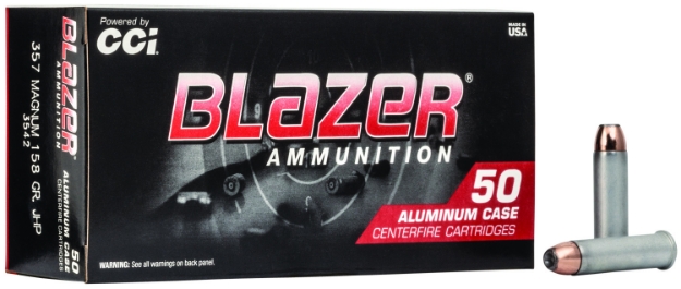 Picture of Cci Blazer Handgun 357 Mag 158 Gr Jacketed Hollow Point (Jhp) 50 Per Box/ 20 Cs 