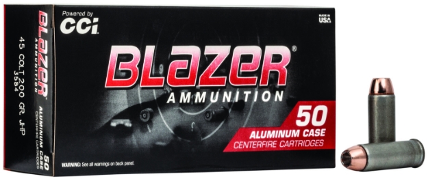 Picture of Cci Blazer Handgun 45 Colt (Lc) 200 Gr Jacketed Hollow Point (Jhp) 50 Per Box/ 20 Cs 